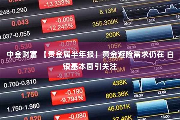 中金财富 【贵金属半年报】黄金避险需求仍在 白银基本面引关注