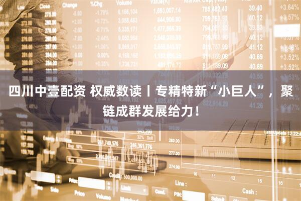 四川中壹配资 权威数读丨专精特新“小巨人”，聚链成群发展给力！